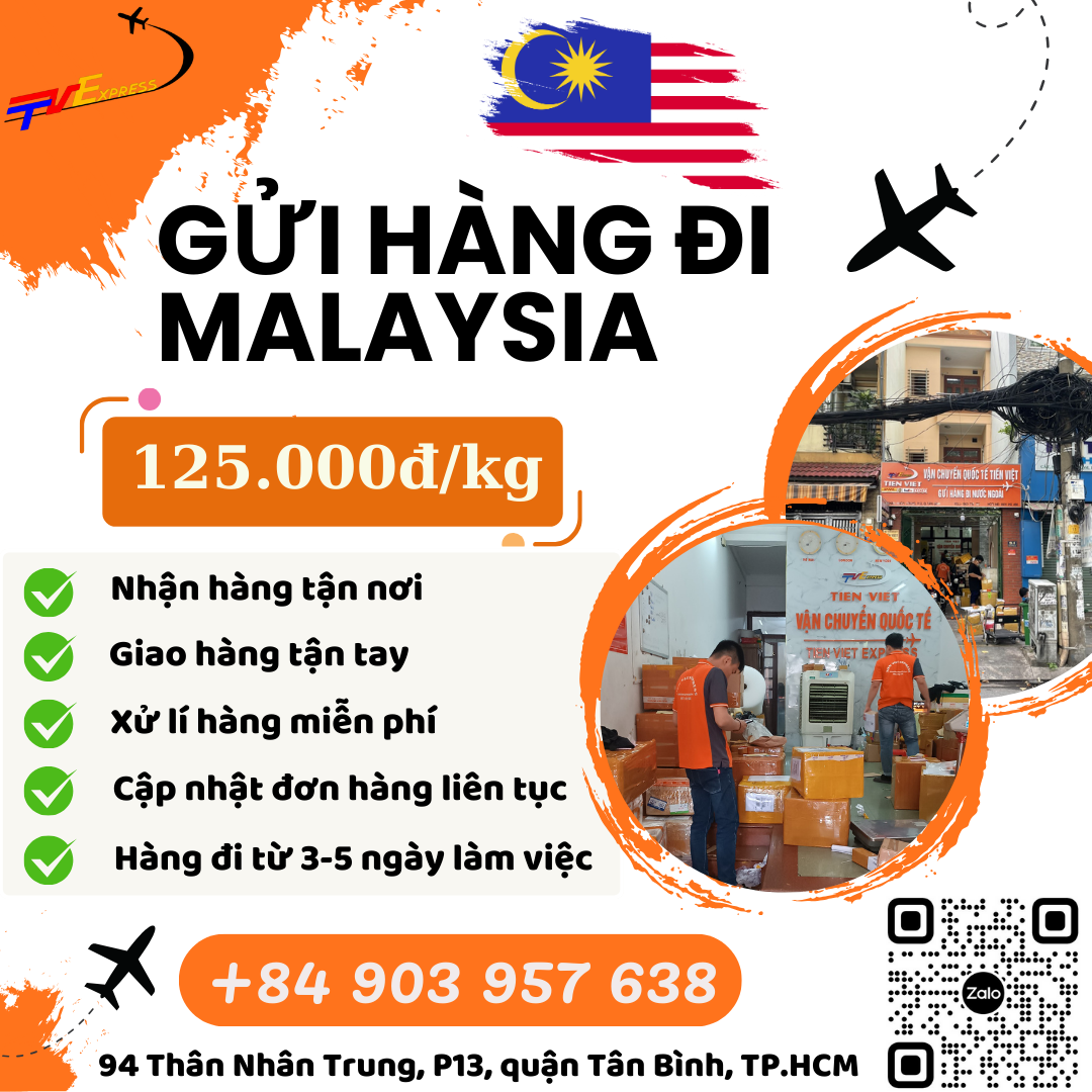 Gửi hàng đi Malaysia